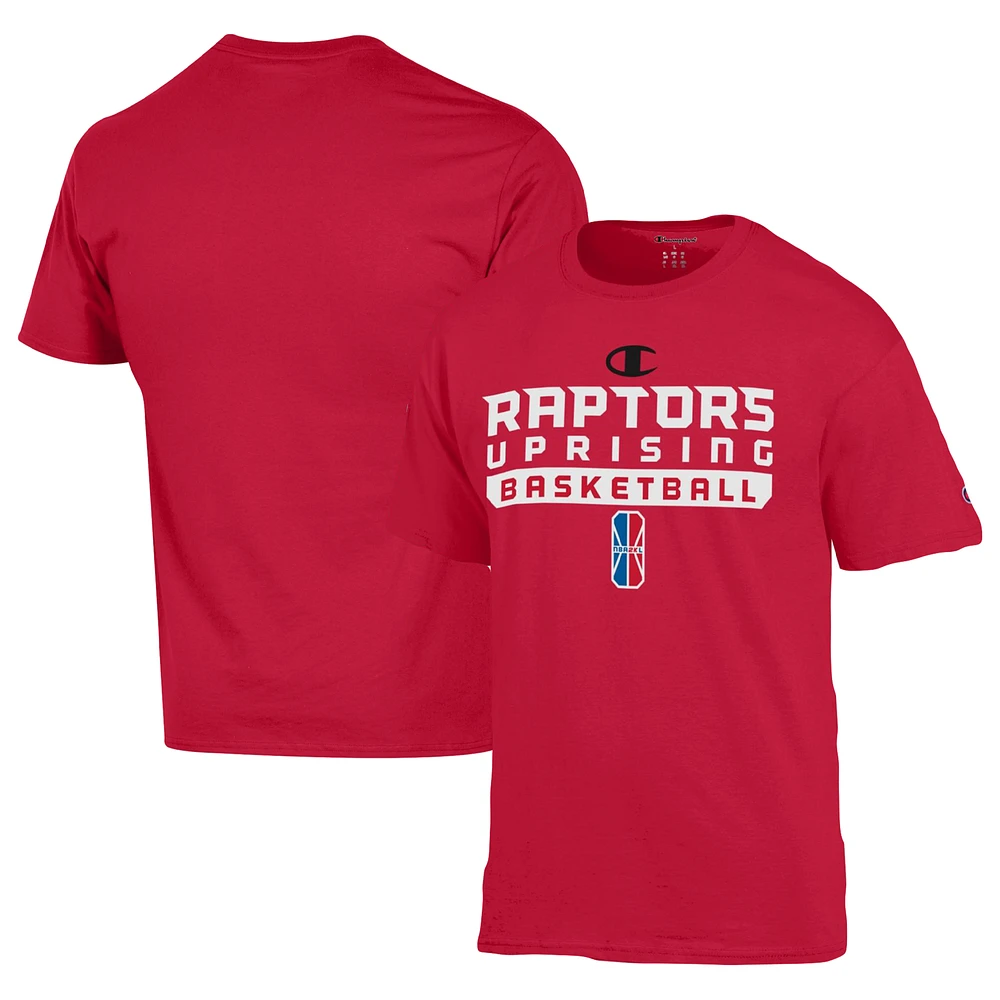 Unisex Champion  Red Raptors Uprising GC On-Court 2K League Authentic Practice T-Shirt