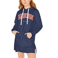 Women's Gameday Couture Navy Auburn Tigers Take a Knee Raglan Hooded Sweatshirt Dress