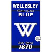 Wellesley Blue 11'' x 20'' Indoor/Outdoor Home Of The Sign