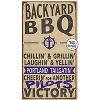 Portland Pilots 11'' x 20'' Indoor/Outdoor BBQ Sign