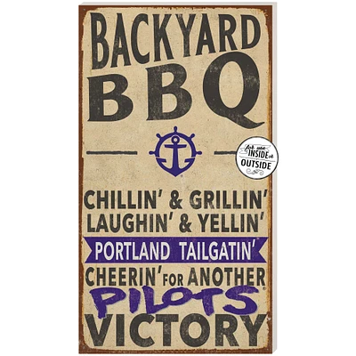 Portland Pilots 11'' x 20'' Indoor/Outdoor BBQ Sign