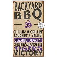 Sewanee Tigers 11'' x 20'' Indoor/Outdoor BBQ Sign