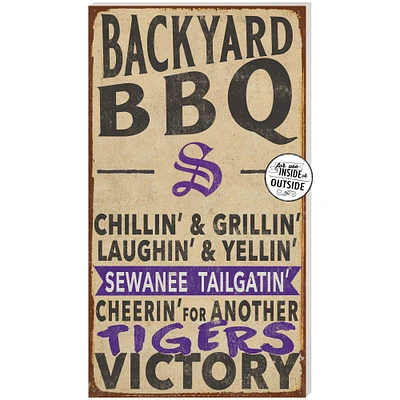 Sewanee Tigers 11'' x 20'' Indoor/Outdoor BBQ Sign
