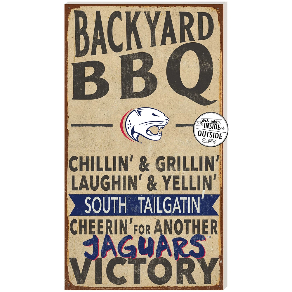 South Alabama Jaguars 11'' x 20'' Indoor/Outdoor BBQ Sign