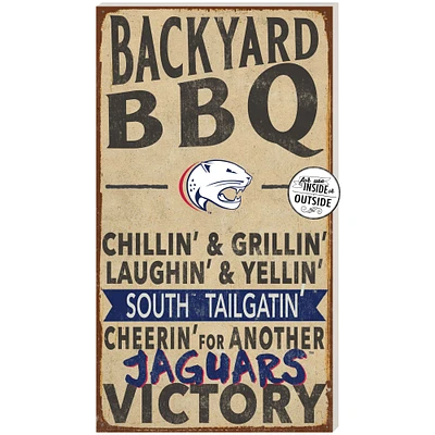 South Alabama Jaguars 11'' x 20'' Indoor/Outdoor BBQ Sign