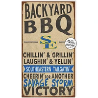 Southeastern Oklahoma State Savage Storm 11'' x 20'' Indoor/Outdoor BBQ Sign