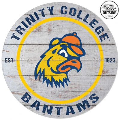Trinity Bantams 20'' Indoor/Outdoor Weathered Circle Sign