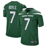 Men's Nike Tim Boyle Gotham Green New York Jets Game Jersey