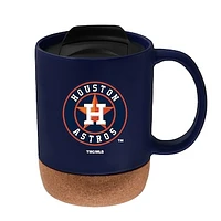 The Memory Company Houston Astros Cork Bottom Mug with Lid