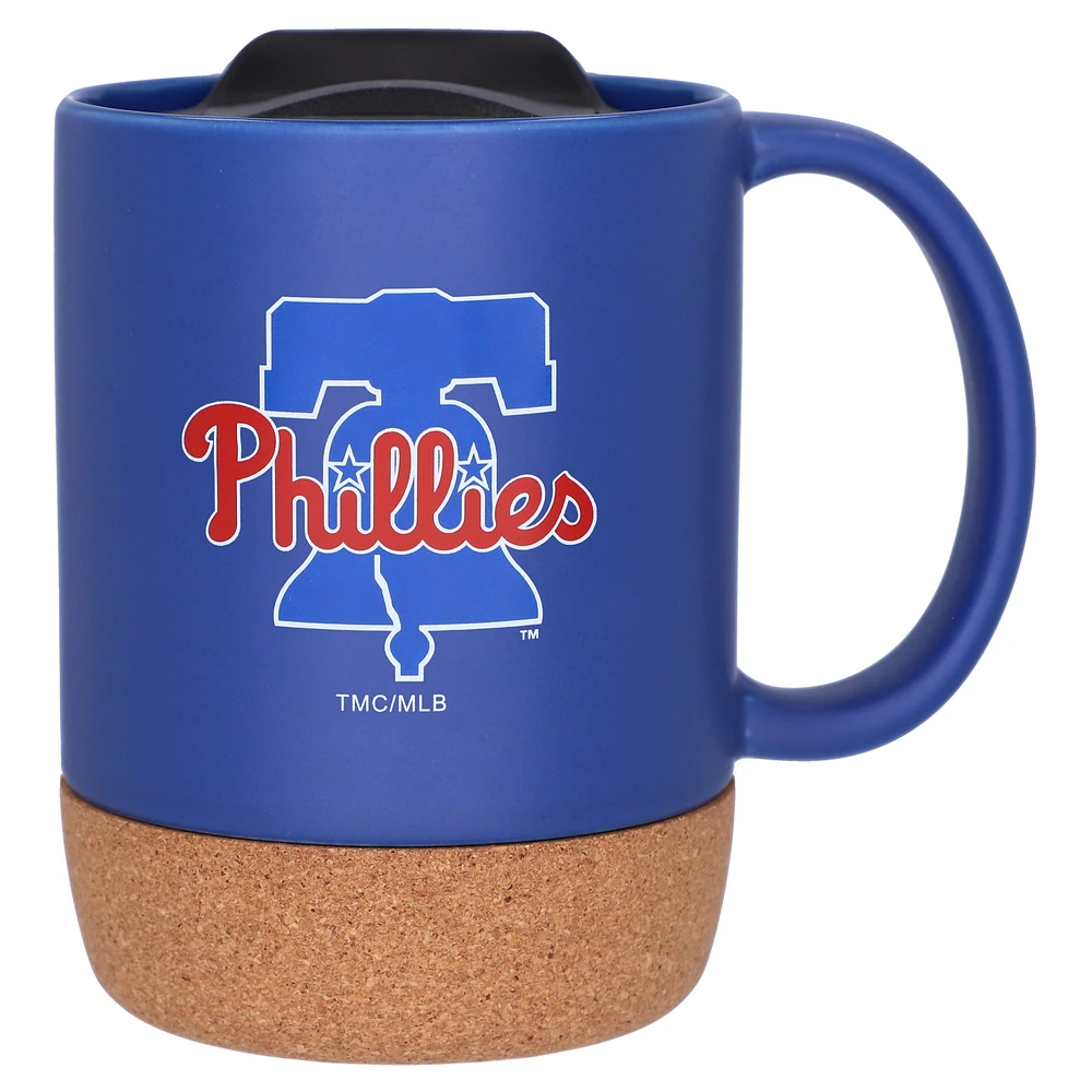 The Memory Company Philadelphia Phillies Cork Bottom Mug with Lid