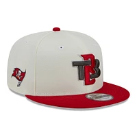 Men's New Era Cream/Red Tampa Bay Buccaneers City Originals 9FIFTY Snapback Hat