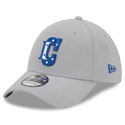 Men's New Era Gray Indianapolis Colts City Originals 39THIRTY Flex Hat