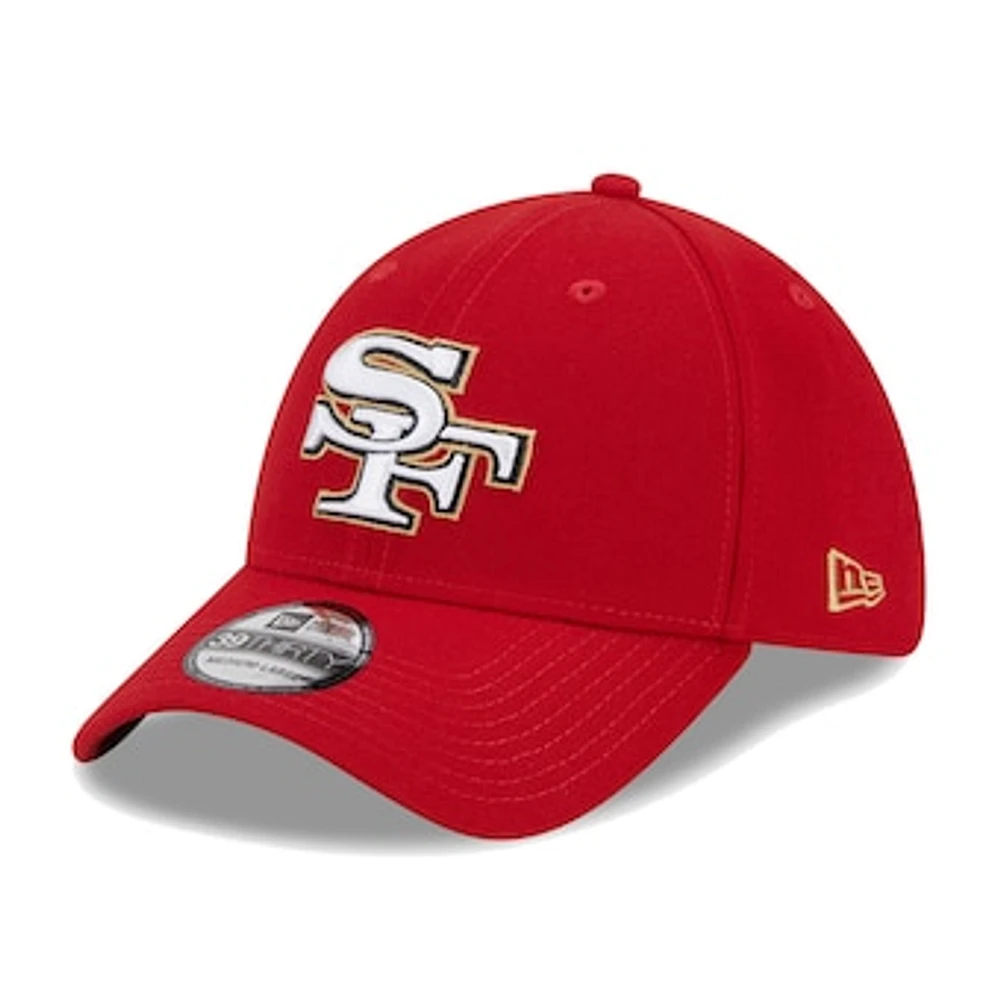 Men's New Era Scarlet San Francisco 49ers City Originals 39THIRTY Flex Hat