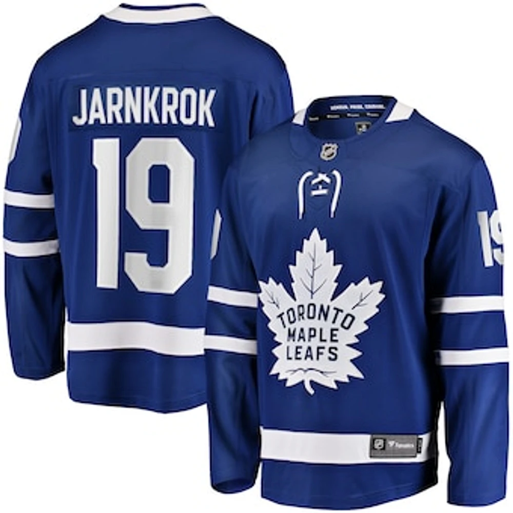 Men's Fanatics Calle Jarnkrok Blue Toronto Maple Leafs Home Breakaway Player Jersey