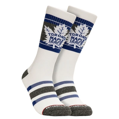 Unisex Mitchell & Ness Toronto Maple Leafs Cross Bar Crew Socks