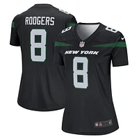 Women's Nike Aaron Rodgers Stealth Black New York Jets Alternate Legend Player Performance Top