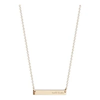 Women's Kyle Cavan  Gold Alabama Crimson Tide Horizontal Bar Necklace