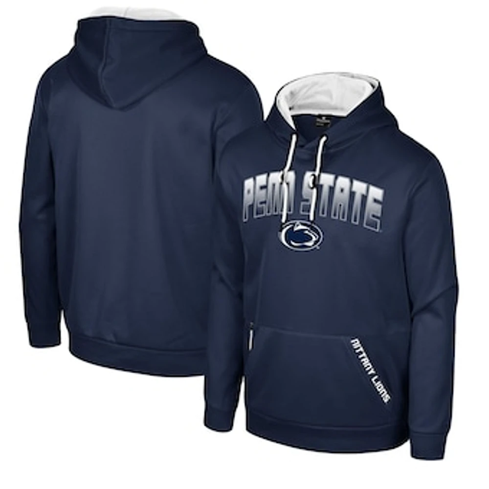 Men's Colosseum Navy Penn State Nittany Lions Reese Pullover Hoodie