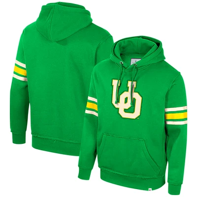 Men's Colosseum Green Oregon Ducks Saluting Pullover Hoodie