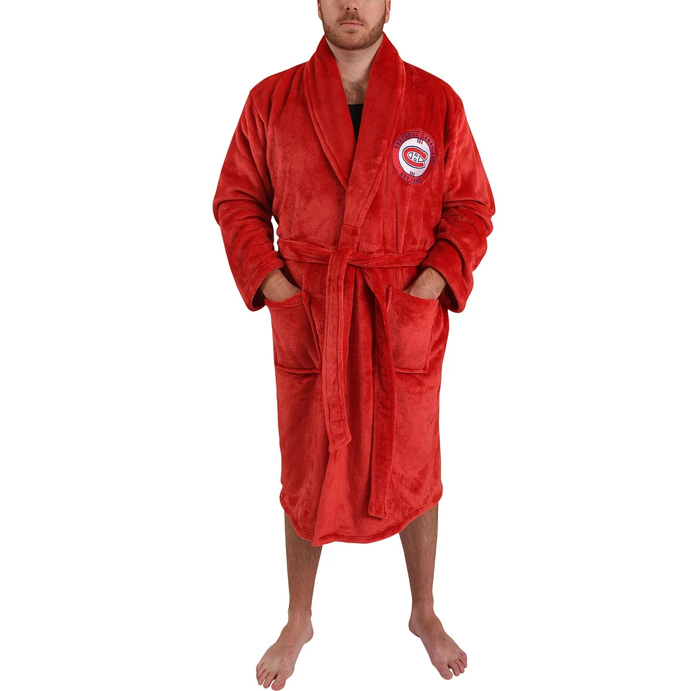 Red Montreal Canadiens Plush Robe