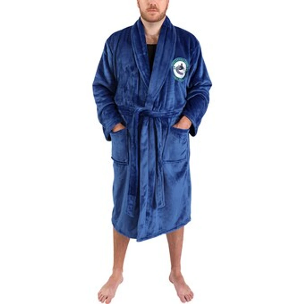 Blue Vancouver Canucks Plush Robe