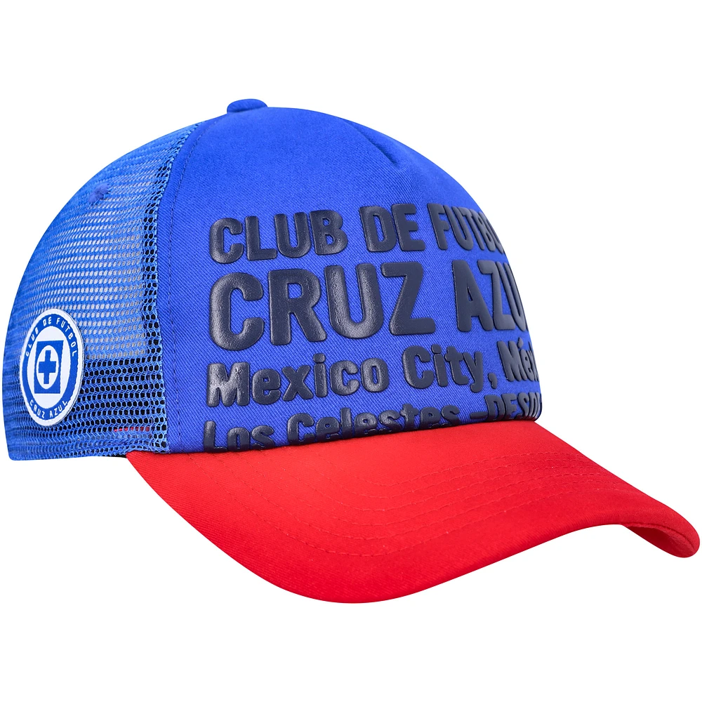 Men's Blue Cruz Azul Club Gold Adjustable Hat