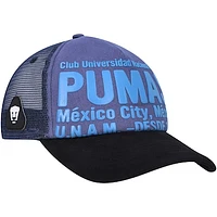 Men's Navy Pumas Club Gold Adjustable Hat