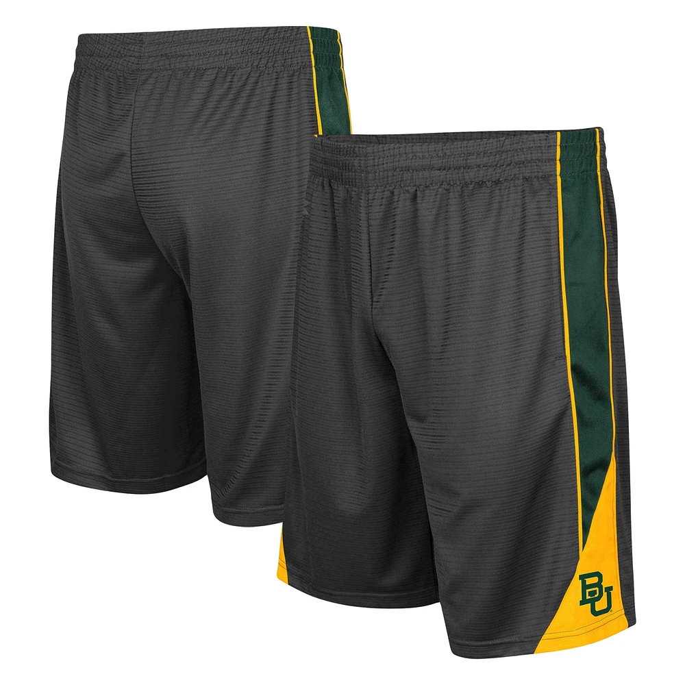 Men's Colosseum Charcoal Baylor Bears Turnover Shorts