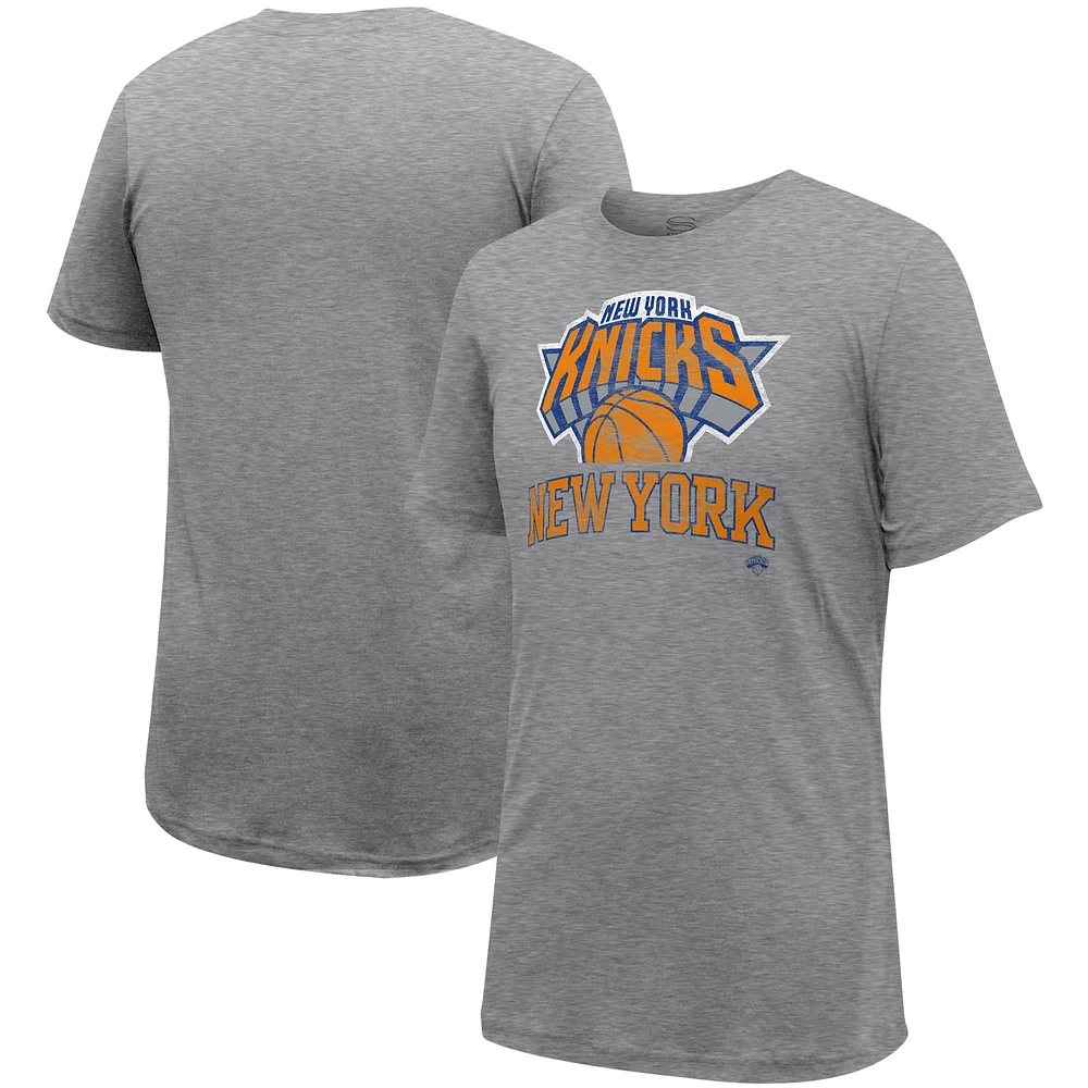 Unisex Stadium Essentials  Heather Gray New York Knicks Hometown T-Shirt