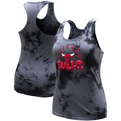 Women's Stadium Essentials  Charcoal Chicago Bulls Street Art Dark Crystal Washed Tank Top