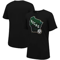 Unisex Stadium Essentials  Black Milwaukee Bucks City View T-Shirt