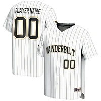 Youth GameDay Greats  White Vanderbilt Commodores NIL Pick-A-Player Lightweight Baseball Jersey