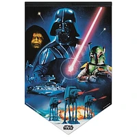 WinCraft Boba Fett, Darth Vader & Emperor Palpatine Star Wars 17" x 26" Premium Banner