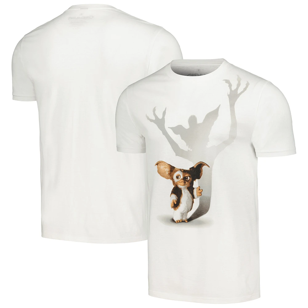 Men's Ripple Junction White Gremlins Gizmo Shadow T-Shirt