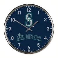 WinCraft Seattle Mariners Chrome Wall Clock