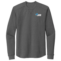 Men's Dunbrooke Heather Gray Detroit Lions Cavalier Thermal Long Sleeve T-Shirt