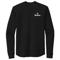 Men's Dunbrooke Black Minnesota Vikings Cavalier Thermal Long Sleeve T-Shirt