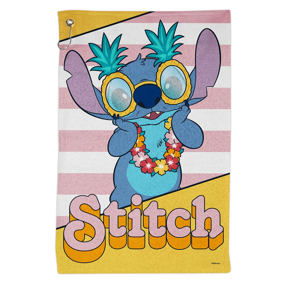 WinCraft Lilo and Stitch 16'' x 25'' Fan Towel with Hook