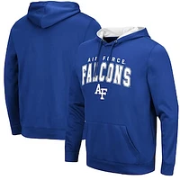 Men's Colosseum Royal Air Force Falcons Resistance Pullover Hoodie