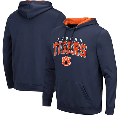 Men's Colosseum Navy Auburn Tigers Resistance Pullover Hoodie