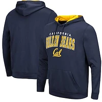 Men's Colosseum Navy Cal Bears Resistance Pullover Hoodie