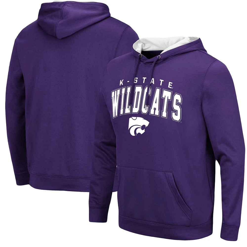 Men's Colosseum Kansas State Wildcats Resistance Pullover Hoodie