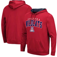 Men's Colosseum Red Arizona Wildcats Resistance Pullover Hoodie