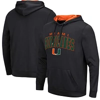 Men's Colosseum Miami Hurricanes Resistance Pullover Hoodie