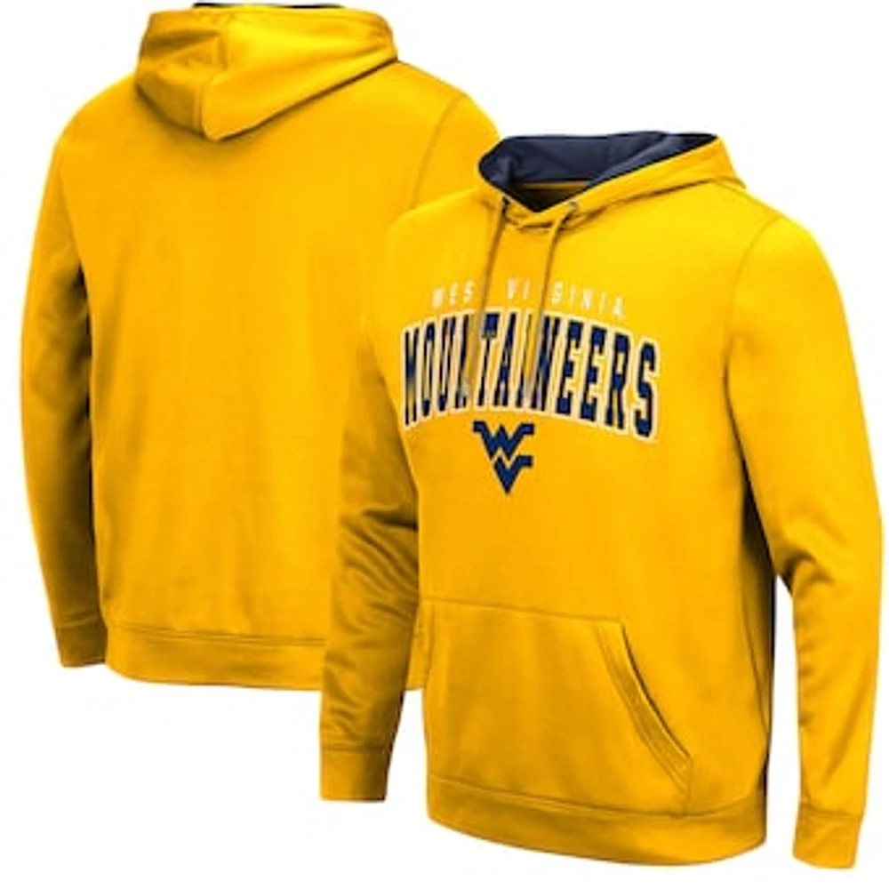 Men's Colosseum Gold West Virginia Mountaineers Resistance Pullover Hoodie