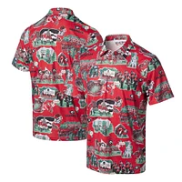 Men's Reyn Spooner Red Georgia Bulldogs Scenic Polo