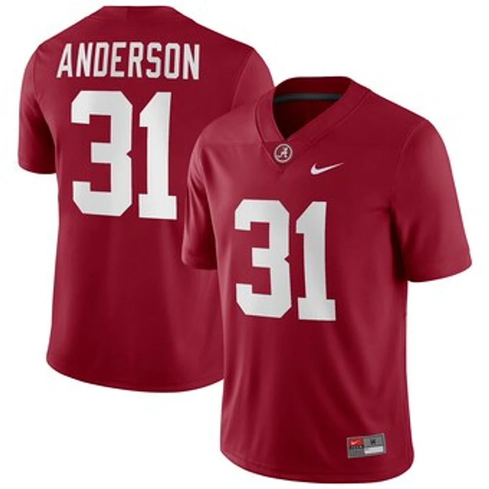 Men's Nike Will Anderson Jr. Crimson Alabama Tide Player Game Jersey