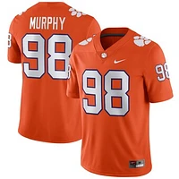 Men's Nike Myles Murphy Orange Clemson Tigers Player Game Jersey