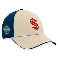 Men's Fanatics Seattle Kraken Cream/Navy 2024 NHL Winter Classic Flex Hat