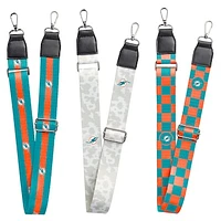 Miami Dolphins 3-Pack Bag Strap Set